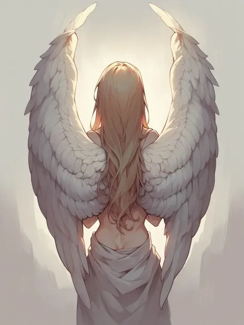 score_9, score_8_up, score_7_up, score_6_up, score_5_up, score_4_up, 1, w1ngs, <lora:w1ngsXLP:0.7> 1girl, angel wings, from behind, long hair,