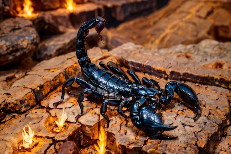 (masterpiece, best quality:1.2), ultra-detailed, EdobScorpion, (hell valley:1.3) (realistic:1.5), <lora:EdobScorpion_v1.0:0.8> <lora:Hell2_v1.0:0.6>