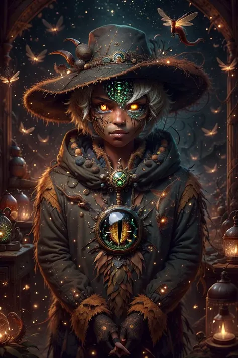 <lora:dragon-eye-ff-style-darquelilly-v1:1> deffstyle, scarecrow, dragons eye fireflies,