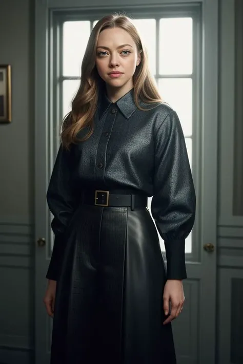 ((SFW)), Amanda Seyfried modest outfit, extremely detailed clothing, , powerplant , hyper-realistic, amazing fine detail, Nikon D850 film stock photograph Kodak Portra 400 camera f1.6 lens, rich colors, lifelike texture, dramatic lighting, unreal engine, trending on ArtStation, cinestill 800 tungsten , cinematic photography by ang lee