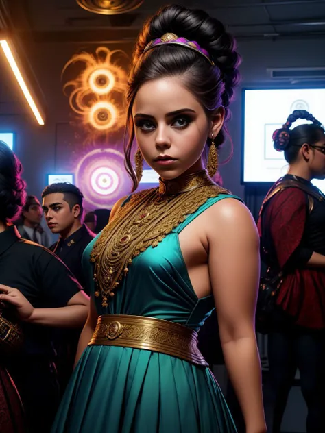 ((sfw)),photo RAW, portrait,
mae whitman ravepunk eveningwear outfit,
masterpiece, award winning photography, lighting, perfect composition, high detail, hyper realistic,dramatic lighting, epic, real life, <lora:LORA-XenoDetailer-v2:0.66>