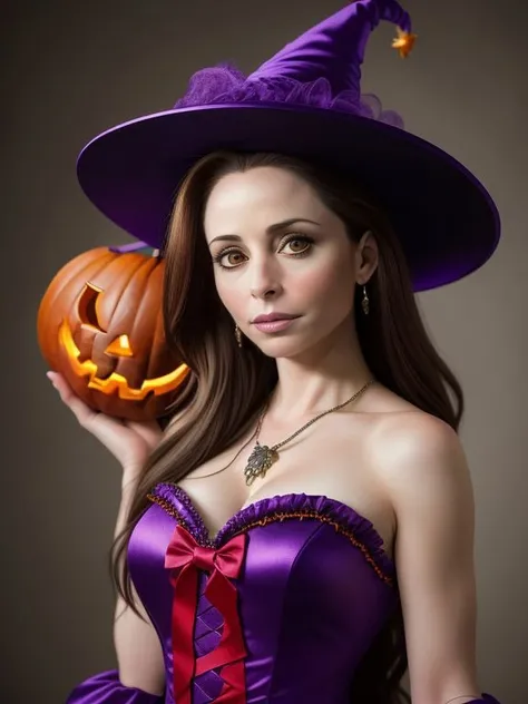 RAW, Professional Portrait, 
[ Madeleine Stowe | Michelle Trachtenberg ], Halloween  pageant costume , 
perfect composition, high detail, hyper realistic, extremely detailed,