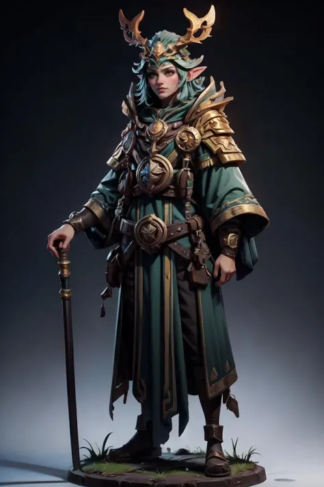 Masterpiece,best quality,a druid,Character design,AIGC_style,<lora:AIGC style_20230611150759:0.7>,<lora:Designer_BlindBox:0.2>,