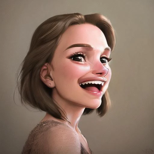 Portrait of natyport laughing, highly detailed , epic portrait, cinematic shot, photorealistic,anistropic filtering, subsurface scattering, ambient occlusion, sidelighting,

<lora:LuisapGMODFACE_v1:0.4>,natyport:1.4