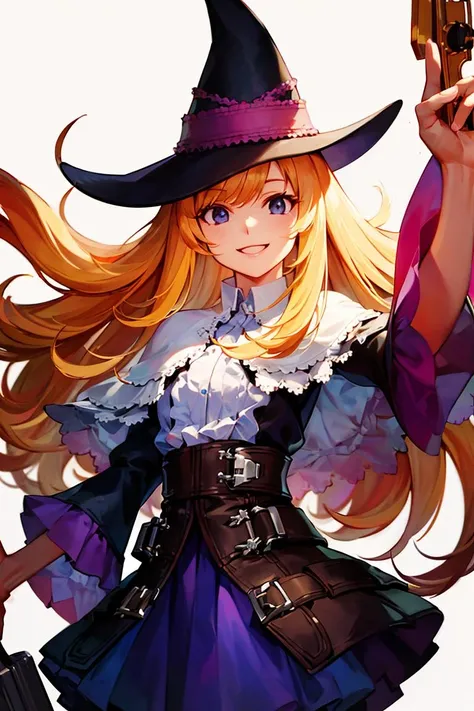 ((masterpiece,best quality)), absurdres, <lora:Lillet_Blan:0.8>, Lillet_Blan, solo, smiling, looking at viewer, cowboy shot, cinematic composition, dynamic pose