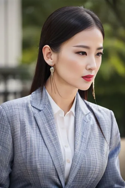 best quality, masterpiece, real,realistic, photo,photorealistic,cowboy shot,
1girl, beautifly face,mature female,huangshengyi,outdoors,business suit,
<lora:huangshengyi_0805v1_09:0.7>