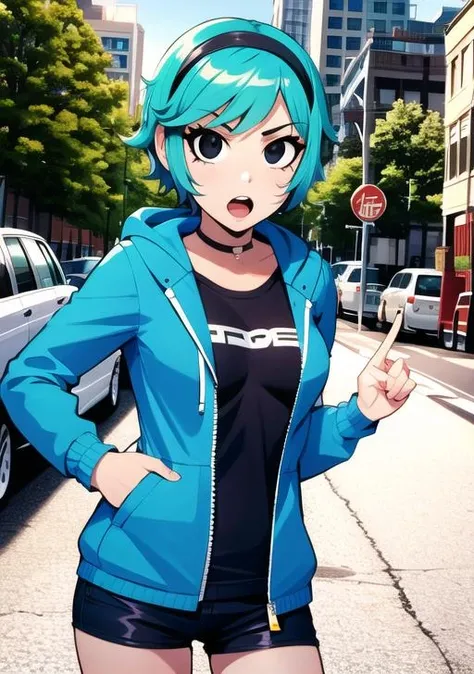 (Absurd realistic structure details),(High resolution complex and detailed text quality),(High-resolution microstructure、High Poly 3D Rendering Correction),Methods of geometry,Careful explanatory anatomy,
BREAK,
1 person,Solo,(Cute:1.5),(Chibi:0.6),(kawaii:1.5),(Lori:0.5),(17 years old girl),Very detailed,colourfull,highest details,Clear skin,Beautiful skin,Shy,Very detailed,colourfull,highest details,Clear skin,Beautiful skin,Shy skin,1 beautiful girl,{Heterochromia,pale blue eyes,pale green eyes:1.9},star eye silhouette, BREAK,(pale blue hair, Medium length:1.4),(Side Ponytail,A little curly hair,Single-sided twisted blade,Princess Cut:1.3),(cleavage of the breast,Large breasts,Beautiful , gleaming skin,Clear skin, Beautiful skin,(best quality face),(Top quality glowing eyes),
BREAK (yellow track suit, black line on the side, yellow track suit with black line on the side, Bruce Lee, Lei Siu Lung)1.3,
BREAK,(Rising Morning Sun), (There is a picture of a road made of electric wires and poles......, anime countryside landscape, Anime Background Art, Anime landscapes, very detailed illustration.", anime style cityscape, style of makoto shinkai, anime backgrounds, Anime landscapes, in the style of makoto shinkai, painted in anime painter studio:1.3),Waterfall,depth of fields,a closed mouth,(Osaka in Autumn:1.55), blush, (fighting stance, nunchaku)1.4, (Sexy Pose:1.2), (tilt head:1.1),
BREAK, (Dynamic Angle,from the front side:1.2), wakame,wakame,wakame,
BREAK,(Blurry background:1.3),(absurderes, hight resolution, Super Detail Art),cel shading,Clear Color, Lonely optical effect, Beautiful pictures, Bright glow, mystic atmosphere,(Close-up of girl:1.1), (Bright glow, Light particle effect, light leaks, Aerial effects:1.1), clean line drawings,Clear Color, Beautiful pictures,