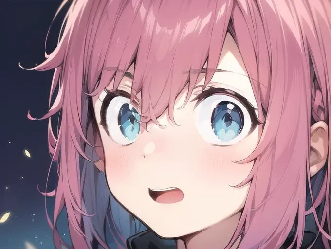 male, pink hair, <lora:A_Lion_lora_768:0.6>, blue eyes, male focus, 1boy, male solo,
