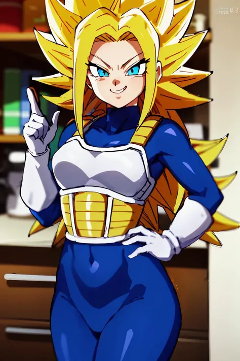 <lora:dbsuper_style_offset:1>, dbsuper style, 1girl,
(b4ttl3:1.2), <lora:b4ttl3-fc:1.2>,
<lora:SuperSaiyanHair-01:0.7>, SuperSaiyan, long hair, blonde hair, super saiyan, spiked hair,
blue leggings, facing viewer, (white armor, gold armor:1), smug, smiling,