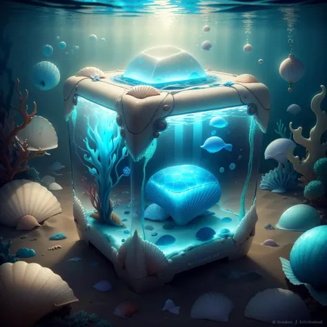 <lora:AtlantisTech-20:0.8>, atlantistech ,scifi, undersea,bioluminescent,shell,
(simple background:1.3), cube, heart shape