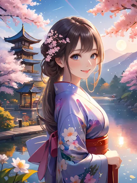 1 girl. smile. kimono, petals. flower garden. __flower__. (flower_style:0.8). four seasons.
nice body, beautiful skin. oily skin. an extremely delicate and beautiful. ultra detailed. clear eyes.
light sparkles. mysterious atmosphere. __scenario-fantasy__.
{galaxy | moon | rainbow | sunbeam | twilight time | lake | forest | mountain | wing | castle}.
{front view | side view | dynamic view | bird's eye view}
__haircolor__ hair, __hairstyle__, __eyecolor__ eye color. __skin-color__ skin.