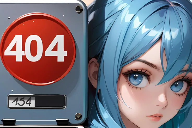 1 girl. clean atmosphere. troubled expression. speech bubble says "404 ERROR?"
break.
metal box in front of the girl. text "404" written on the front of the metal box.
break.
uniform, beautiful skin. oily skin. an extremely delicate and beautiful. ultra detailed. clear eyes, Exact Physics. Perfect anatomy, best quality.
break.
blue hair,
messy hair. absurdly long hair.
liquid eyeliner, coral eye color.
a dragon hoards treasure in a mountain.
