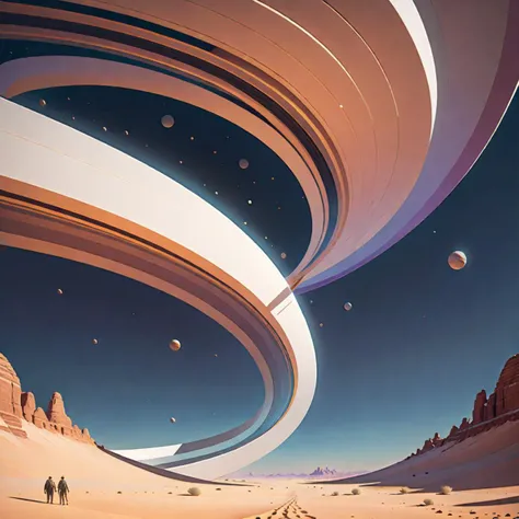 a fibonacci sequence, cascading. retro minimalist art by jean giraud. trending on artstation, cgsociety, unreal engine, ray tracing, detailed illustration, hd, 4 k, digital art, overdetailed art