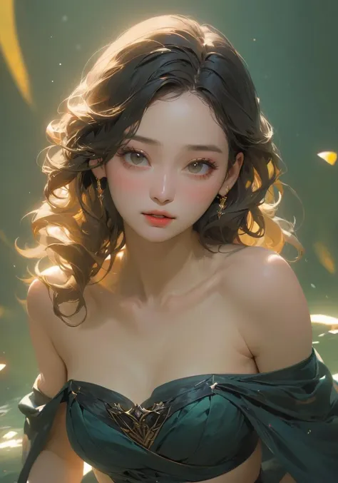 wani wani panic
DEEP DARK FANTASY
ultra realistic detailed,aesthetic,best quality,(photorealistic:1.2),dynamic angle,elegant,realistic skin detail ,
strap_slip, bare_shoulders, off_shoulder,