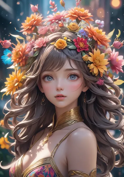 cinematic photo official art,unity 8k wallpaper,ultra detailed,aesthetic,photorealistic,entangle,mandala,tangle,entangle,1girl,cowboy shot,ecstasy of flower,dynamic angle,the most beautiful form of chaos,elegant,a brutalist designed,vivid colours,romanticism,atmospheric . 35mm photograph, film, bokeh, professional, 4k, highly detailed, skin detail realistic, ultra realistic