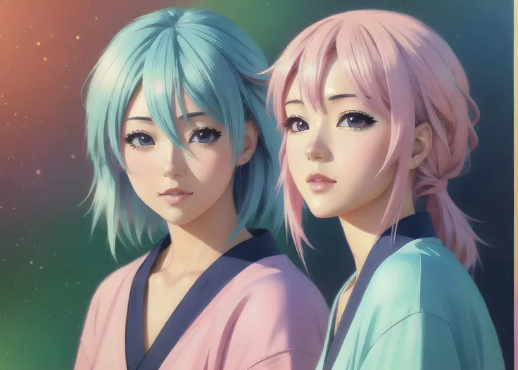anime, photo realistic, pastel, art style