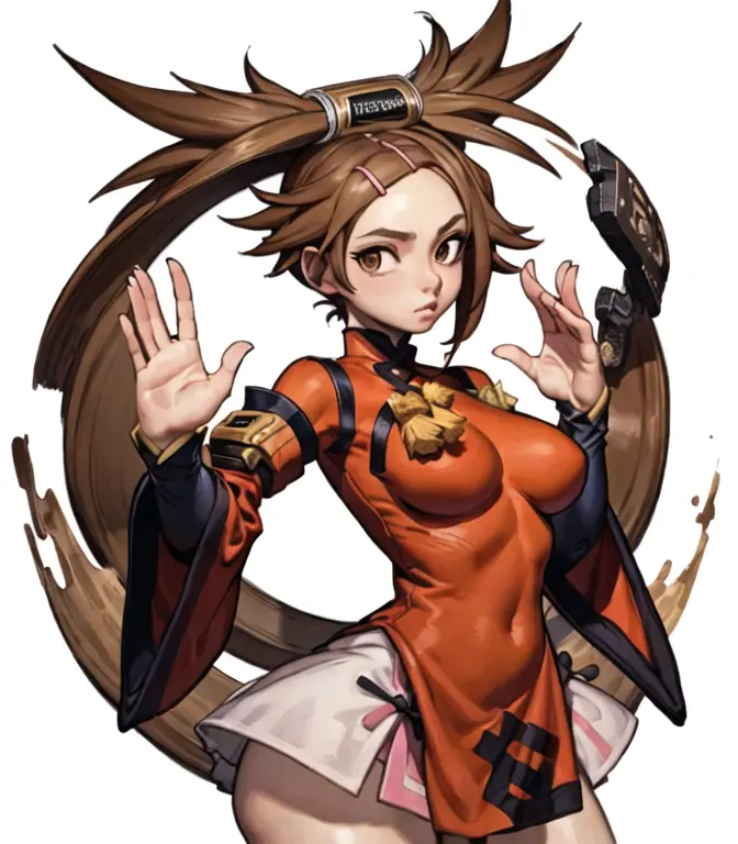 (masterpiece, best quality, high resolution, unity 8k wallpaper, extremely detailed CG:1.2), (illustration:1.0), beautiful detailed eyes, extremely detailed face, perfect lighting, (perfect hands,perfect anatomy),1girl, solo,jamms,chinese clothes,china dress,hair ornament, detached sleeves,skirt, <lora:MurkySpecial:0.8> , <lora:JamMS:1>