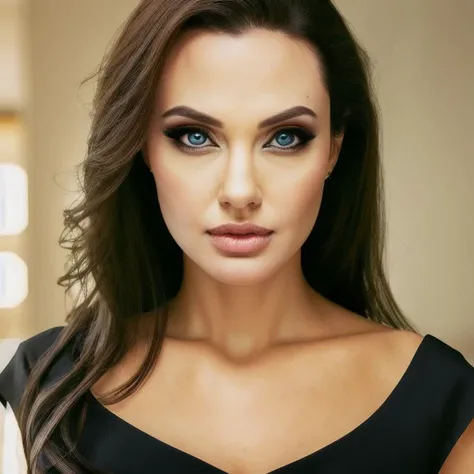 Picture, best quality, a woman in a modern shopping mall, portrait photo of beautiful AJ<lora:AJ:1.0>, make up, wearing night dress, jewlery, looking at viewer, perfect face, perfect eyes, sharp focus, Intricate, High Detail, dramatic, photorealistic