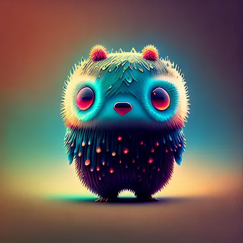 close up full-body portrait of cutecreature style ghost, character in full view, analogous colors, glowing shadows, beautiful gradient, depth of field, clean image, high quality, high detail, high definition, Luminous Studio graphics engine, solo