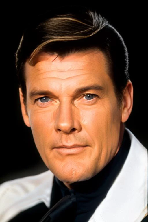 man, portrait of rogermoore as james bond, color, low key, dark, beautiful face, <lora:LowRa:0.5> <lora:RogerMoore_SD1.5_V1:1>