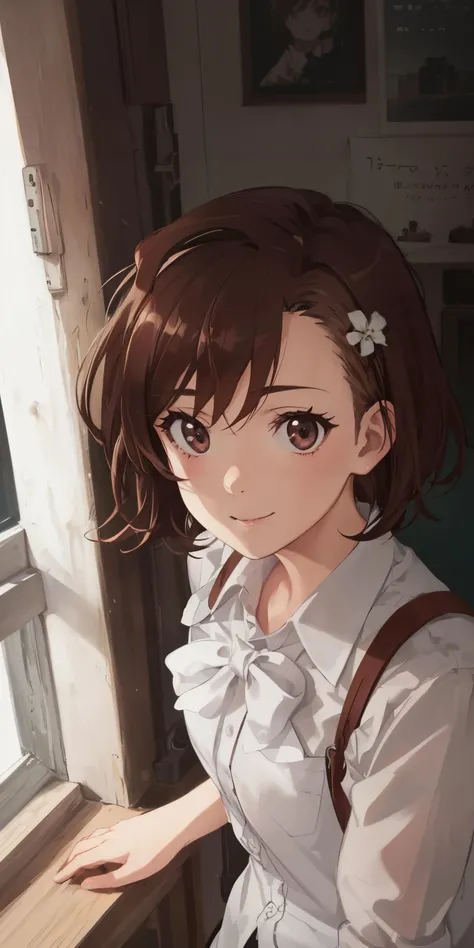 ultra-detailed, ultra high res, one beautiful girl, beautiful detailed eyes, smile, misaka_mikoto, high angle shot, <lora:hugging_own_legs_v0.3:1>, hugging own legs