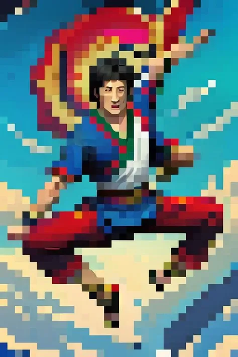 jackie_chan the kung_fu master, flying kick