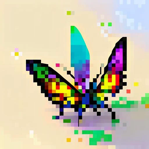 a colorful butterfly on the ground