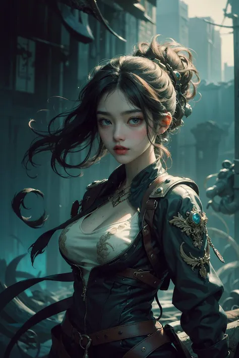 Subtle narrative, enigmatic atmosphere, atmospheric perspective, fluid movement, ethereal quality,
solo,
mall,
low fantasy,
Lively Brushwork, Striking Composition, Psychedelic Imagery,
<lora:oc_v10:0.3>