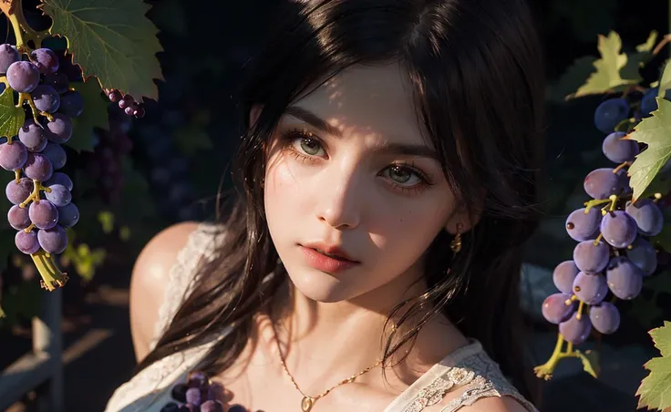 (RAW photo, best quality), (realistic, photo-realistic:1.3), extremely delicate and beautiful, Amazing, finely detail, masterpiece, ultra-detailed, highres,best illustration, best shadow,intricate,depth of field, (giant spirit:1.4),dream,nightmare,(dramatic lighting:1.3), sharp focus, volumetric fog, 8k UHD, DSLR, high quality,( film grain:1.4),
Angelic sorceress, Halo, divine spell, angel familiar, celestial realm, heavenly choir, redemption,solo,
(vineyard, grapes, lush:1.4)
(from above:1.3),
<lora:lowra_v10:0.4> <lora:Shinyskin:0.15>