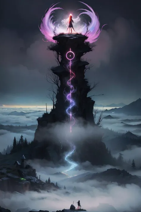 official art, unity 8k wallpaper, ultra detailed, beautiful and aesthetic, beautiful, masterpiece, best quality, dynamic pose, dynamic angle, vivid colors, tangle, entangle,
(dream, dreamland:1.2), (huge ghosting:1.2), (fog, haze, exhaust:1.2) , nightmares, light beam, demon, struggling, kidnapped,
terrifying scene, horror, unreal,