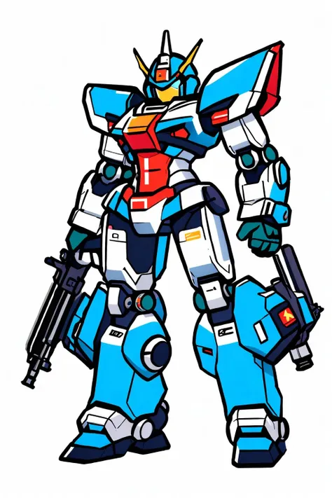 blue mecha28, simple background, white background, <lora:mechav11_lora_34800:0.3>, <lora:VividColorDetail_v1:0.8>,