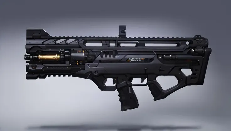 1 girl, holding weapon, 
<lora:CGgameguniconcsw_20230627113945:1> gun, no humans, weapon, modern weapon, from side, gun,rifle, machanical parts,, ultra high res, beautiful, intricate details, visually stunning, elegant, incredible details, award-winning painting,, masterpiece,best quality,vibrant image,sharpness, colorful,perfect eyes, detailed eyes, detailed hair,