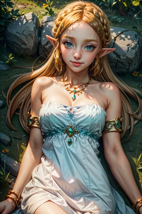 Zelda naked with giant breasts