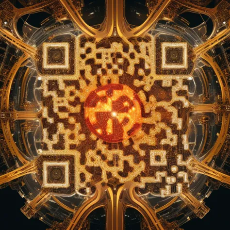 Against a canvas ablaze with the warm hues of a digital sunrise â golden yellows, molten reds, and fiery oranges â this artwork explores the enigmatic beauty of artificial intelligence. The meticulous use of fractal patterns creates a sense of order amidst the evolving chaos of the digital realm. Illuminated by the gentle play of ambient light, the artwork invites viewers to delve into the intricacies of the symbiotic relationship between human ingenuity and the ever-expanding horizons of AI evolution, hyperdetailed, intricate details, 8k, <lora:xl_more_art-full_v1:0.9>