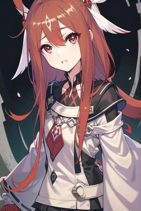 codeeulalia, <lora:eulalia-lora-nochekaiser:1>, 
eulalia, long hair, brown hair, hair ornament, facial mark, (red eyes:1.5),
BREAK skirt, thighhighs, pleated skirt, detached sleeves, wide sleeves, chain, red thighhighs,
BREAK looking at viewer,
BREAK outdoors,
BREAK <lyco:GoodHands-beta2:1>, (masterpiece:1.2), best quality, high resolution, unity 8k wallpaper, (illustration:0.8), (beautiful detailed eyes:1.6), extremely detailed face, perfect lighting, extremely detailed CG, (perfect hands, perfect anatomy),