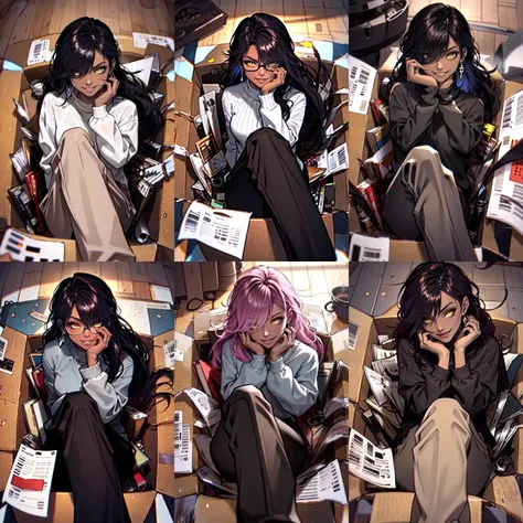 Sketches of a drawing of a group of people in a room, at pixiv, Author: Kamagurka, pixiv, Hyper-detailed manga, pixiv style, Typical anime class, kantai collection style, pencil and ink manga drawing, Detailed manga style, ecchi, Author: Shingei, Author: Ei-Q, Madhouse Studio Anime Style