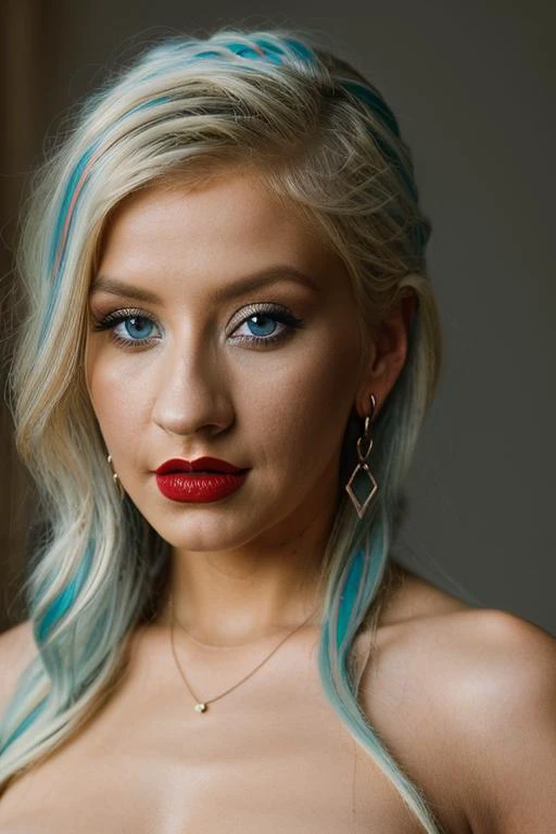 <lora:cr1st1n4:1>, Realistic full body nude photo of a beautiful cr1st1n4 woman, 1girl, solo, long hair, looking at viewer, blue eyes, (((blonde hair))), jewelry, earrings, parted lips, lips, makeup, lipstick, realistic, red lips, soft lighting, professional Photography, Photorealistic, detailed, RAW, analog, sharp focus, 8k, HD, DSLR, high quality, Fujifilm XT3, film grain, award winning, masterpiece