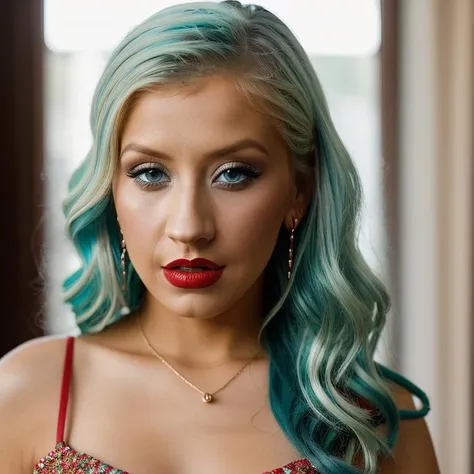 <lora:cr1st1n4:1>, Realistic photo of a beautiful cr1st1n4 woman, 1girl, solo, long hair, looking at viewer, blue eyes, (((blonde hair))), jewelry, earrings, parted lips, lips, makeup, lipstick, portrait, realistic, red lips, soft lighting, professional Photography, Photorealistic, detailed, RAW, analog, sharp focus, 8k, HD, DSLR, high quality, Fujifilm XT3, film grain, award winning, masterpiece