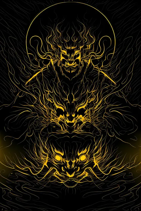 a projection of immortal,halo,<lora:eastern_mythology_v1_512_preview:0.8>,