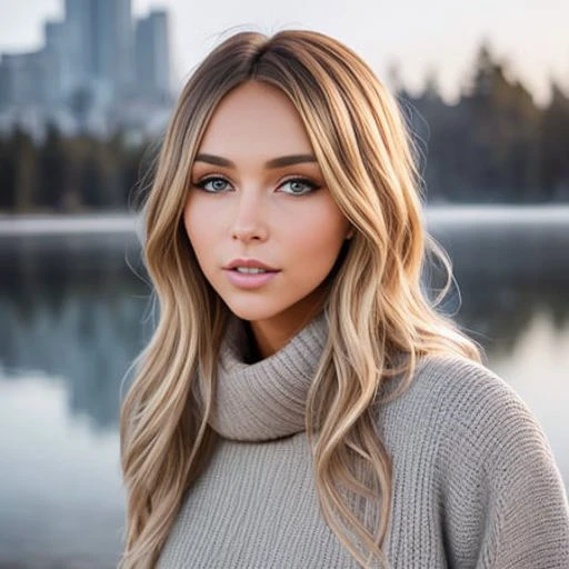 professional portrait photograph of a gorgeous rcook, Rachel Cook, in winter clothing with long wavy blonde hair, ((sultry flirty look)), freckles, beautiful symmetrical face, cute natural makeup, ultra realistic, concept art, elegant, highly detailed, intricate, sharp focus, depth of field, f/1. 8, 85mm, medium shot, mid shot, (centered image composition), (professionally color graded), ((bright soft diffused light)), volumetric fog, trending on instagram, trending on tumblr, hdr 4k, 8k,