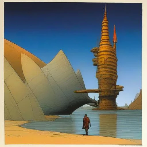 by Enki Bilal, Moebius, Frazetta, and Bakshi