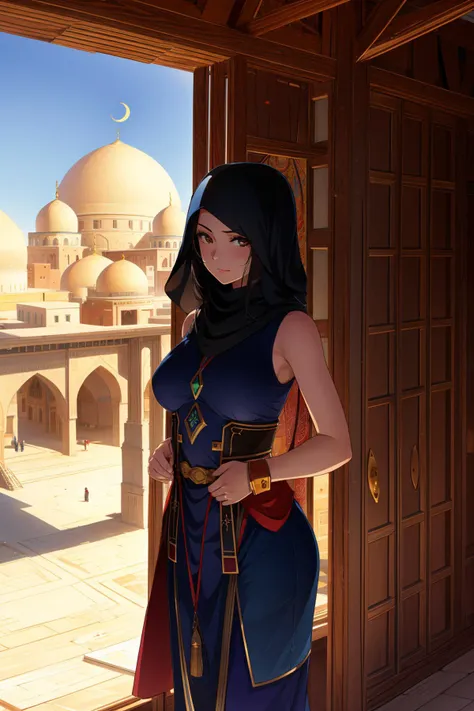 1girl, [ (comics art by Steve Lieber:0.9) : (Vladimir Tatlin:1.0) :16], character art, colorful Drawing, award winning, landscape of a ([Painted Hills:Mosque:4]:1.3) from inside of a Pyramids of Giza, it is very Intensive and Rude, desolate garden and Solar eclipse in background, Fall, Rough sketch, Shameful, CGI Art, Dramatic spotlight, Selective focus, Velvia, Rule of Thirds, vintage, High quality, RTX