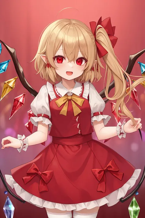 1girl, (flandre scarlet:1.2),