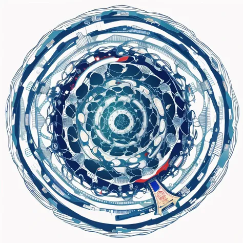 (masterpiece, top quality, best quality, official art, beautiful and aesthetic:1.2), a spirograph (hurricane:1.2) <lora:Spirograph:0.8>