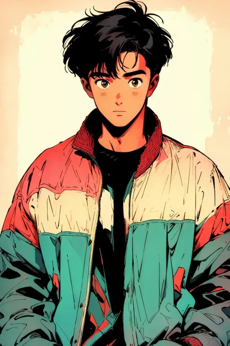 <lora:1990:1>1 boy,handsome,jacket
