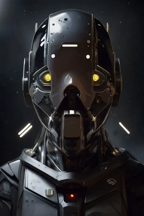 A close up of a person wearing a helmet and a helmet - SeaArt AI