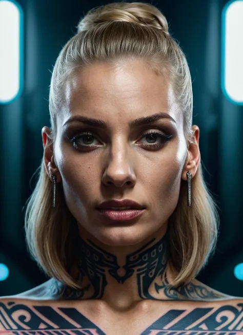 Detailed render 3d illustration portrait cyberpunk woman, futuristic neon reflective wear, sci-fi, robot parts, ismail inceoglu dragan bibin hans thoma greg rutkowski alexandros pyromallis nekro rene margitte illustrated, perfect face, ((tattoo)),
matte skin, pores, wrinkles, hyperdetailed, hyperrealistic,
Moody Lighting, Hasselblad Award Winner, Soft Diffuse Lighting, Smirk,
machine face, fine details, realistic shaded, intricate, elegant, ariadne