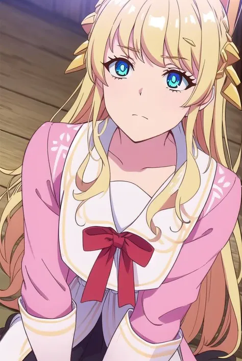 hinatatachibana, <lyco:hinatatachibana-lyco-nochekaiser:1>,
hinata tachibana, long hair, blue eyes, blonde hair,
BREAK gloves, bow, fingerless gloves, ribbon, red ribbon, pink dress, long sleeves, headgear, white sailor collar, collar, sailor collar, hair ornament, pantyhose, black gloves,
BREAK looking at viewer,
BREAK outdoors,
BREAK <lora:GoodHands-vanilla:1>, (masterpiece:1.2), best quality, high resolution, unity 8k wallpaper, (illustration:0.8), (beautiful detailed eyes:1.6), extremely detailed face, perfect lighting, extremely detailed CG, (perfect hands, perfect anatomy),