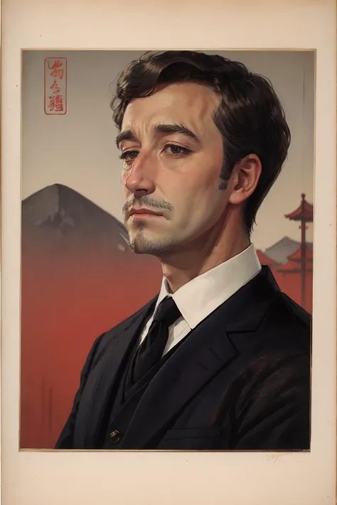 <lora:PeterSellers:0.7> portrait of a Peter Sellers, masterpiece, best quality, award-winning, very detailed, (style of Ohara Koson:1.4)
