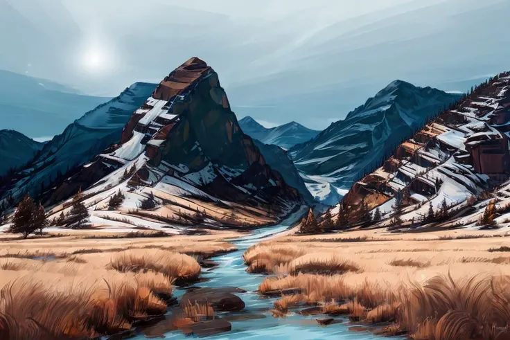 a beautiful scenery of Kings Canyon National Park, no humans,
best quality, masterpiece, ultra high res, <lora:aenami:1>